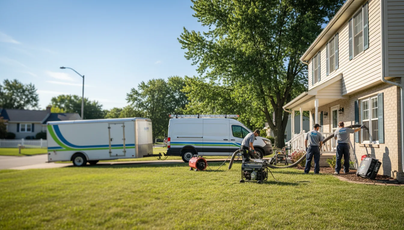 Flooded Basement Restoration And Cleanup With Repair in Winterset, IA near me